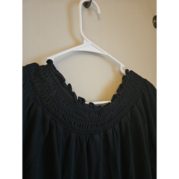 fresh produce Embroidered Floral Peasant Top Size 1x Womens Shirt - Picture 6 of 6